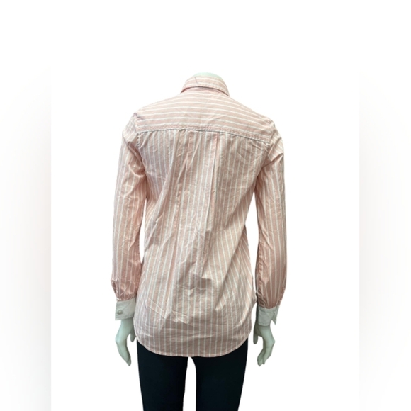 Tommy Hilfiger Pullover Light Pink and White Vertical Striped Size XXS - Picture 3 of 9